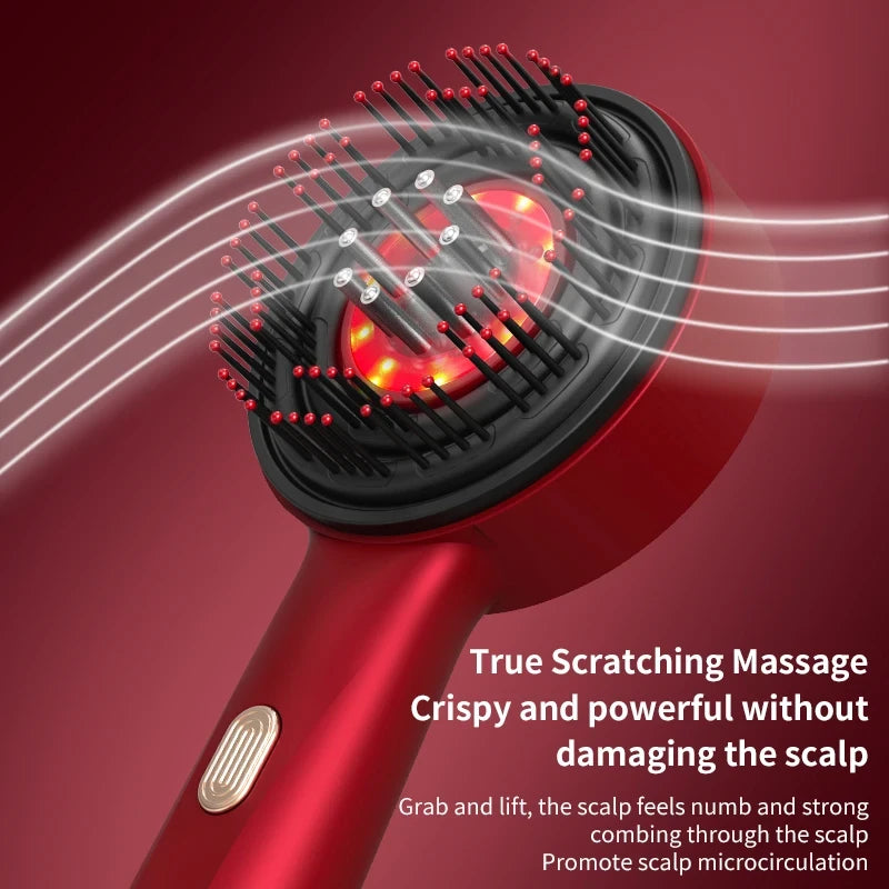 Red Light Scalp Massager Hair Oil Applicator